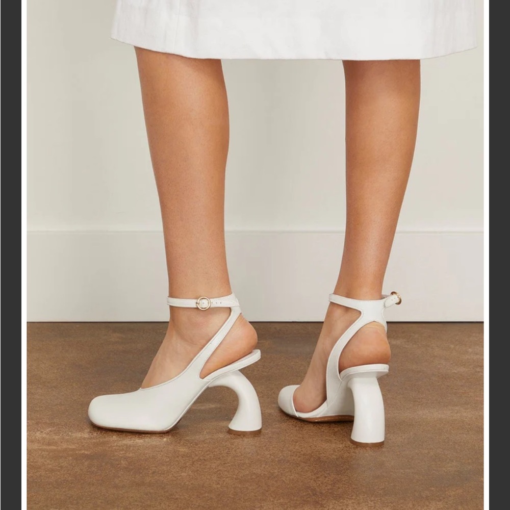 SOLD!!! Dries Van Noten Heels in White